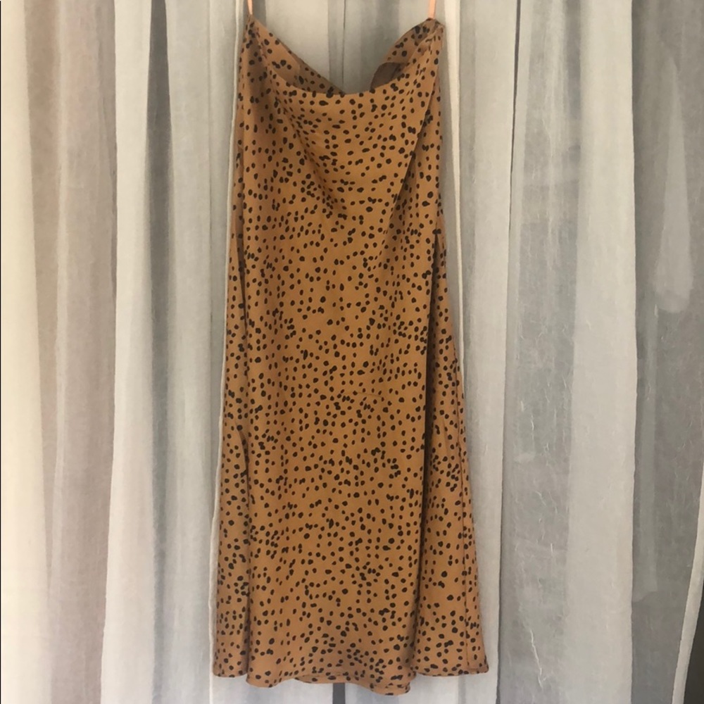 Cotton Candy LA Cheetah Midi Skirt